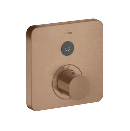 AXOR-HG-AXOR-ShowerSelect-Thermostat-Unterputz-softcube-1-Verbraucher-Brushed-Red-Gold-36705310 gallery number 1